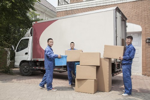 Packed household belongings ready for Camden removal services