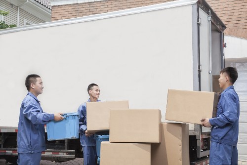 A local office removals team supporting a Camden business relocation