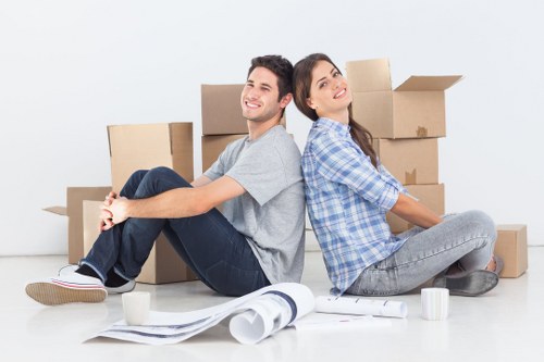 Packing supplies and organised moving boxes for a Camden home move