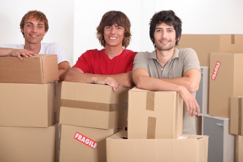 Worker reviewing service conditions before collection