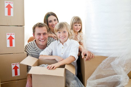Packing and loading support for a Camden home relocation