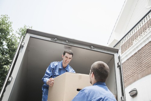 Local moving team navigating Camden street access