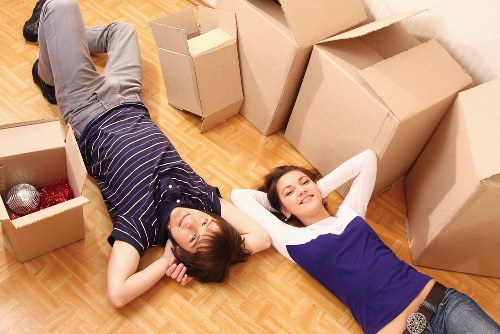 Local moving team handling furniture and boxes in Camden