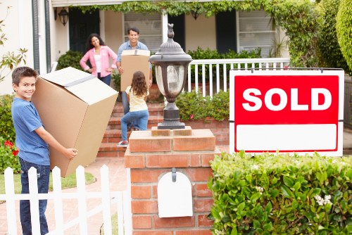 Packing and loading household items for a Camden house move