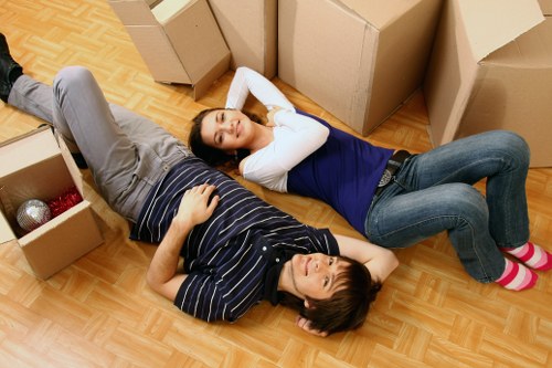 Local house moving service helping a family relocate in Camden