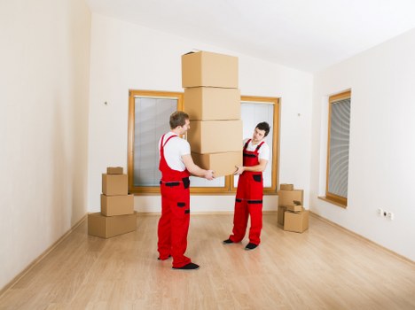 Packing and organising office items for relocation in Camden