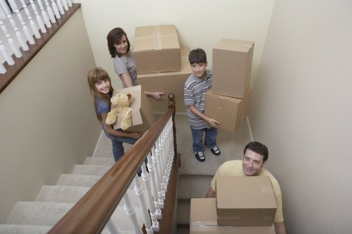 Packing and loading support for a Camden house or flat move